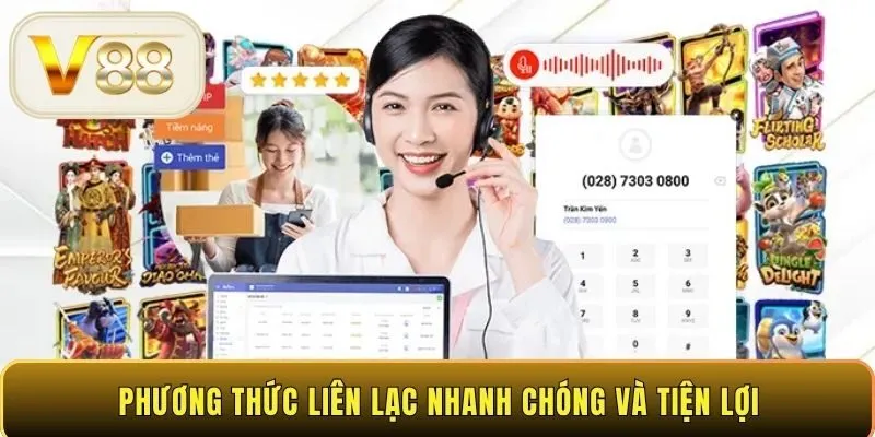 Phương thức liên lạc nhanh chóng và tiện lợi